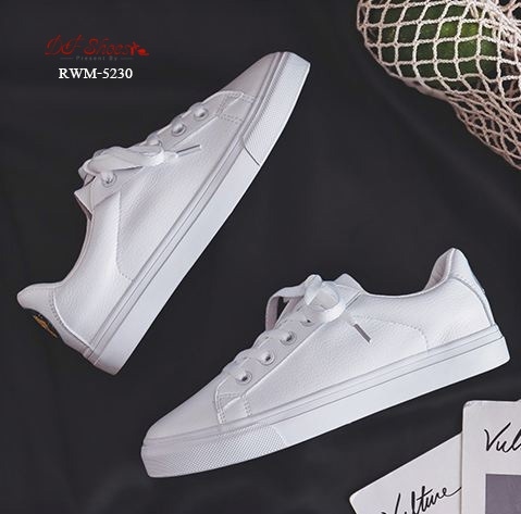 รองเท้าผ้าใบCasual Cat Dog (สีขาว)