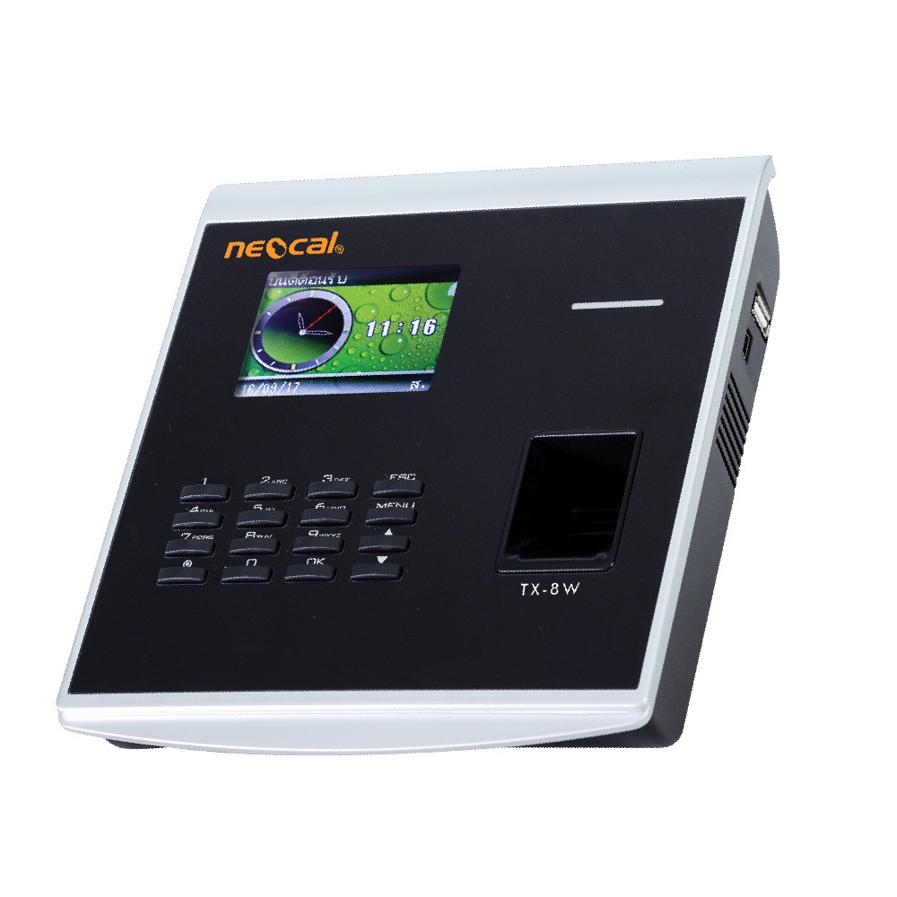 ขายถูก NEOCAL เครื่องสแกนลายนิ้วมือ Finger Scan รุ่น TX-8W ประกันศูนย์2ปี