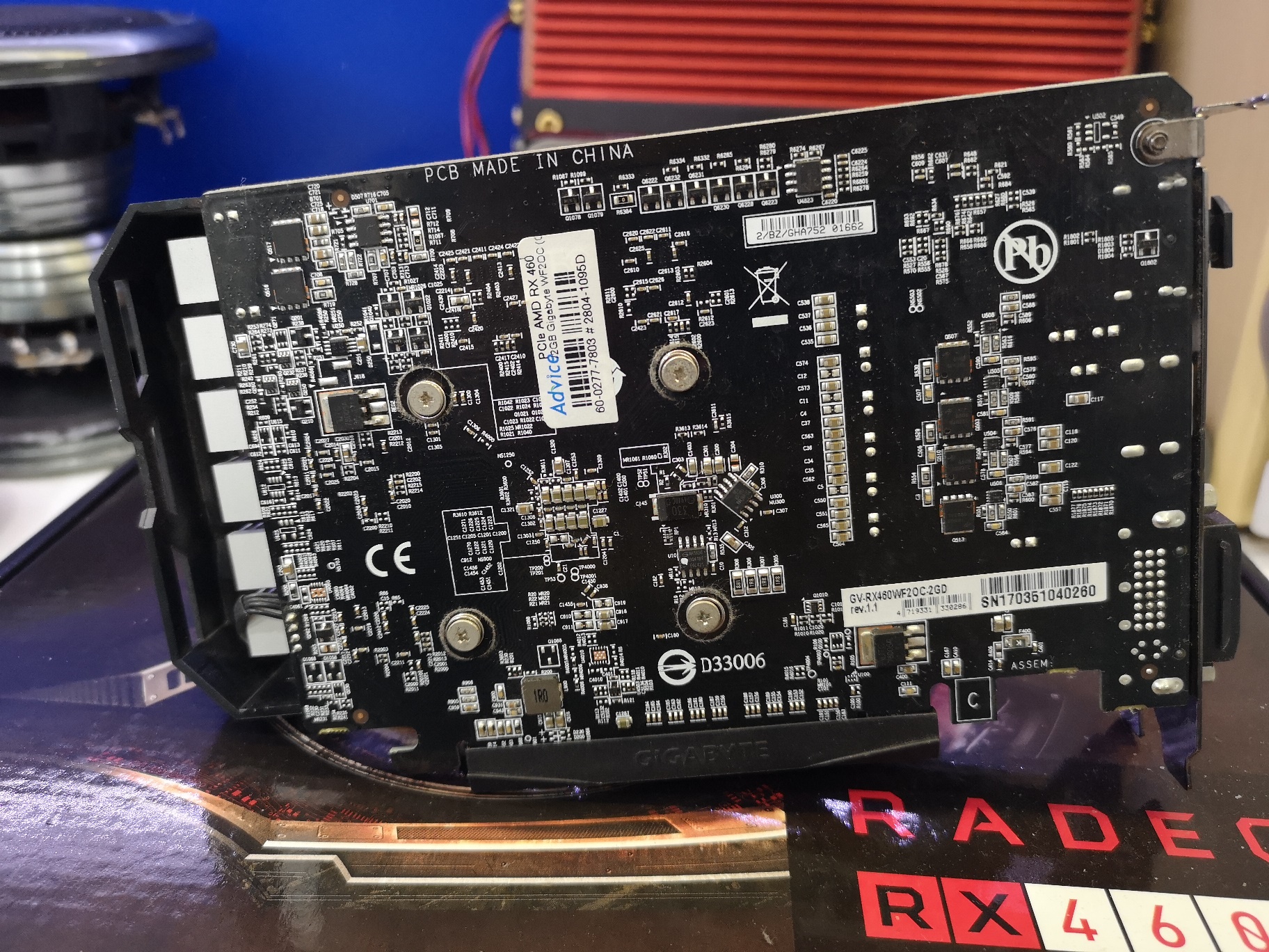 GIGABYTE Radeon™ RX460 WINDFORCE OC 2G