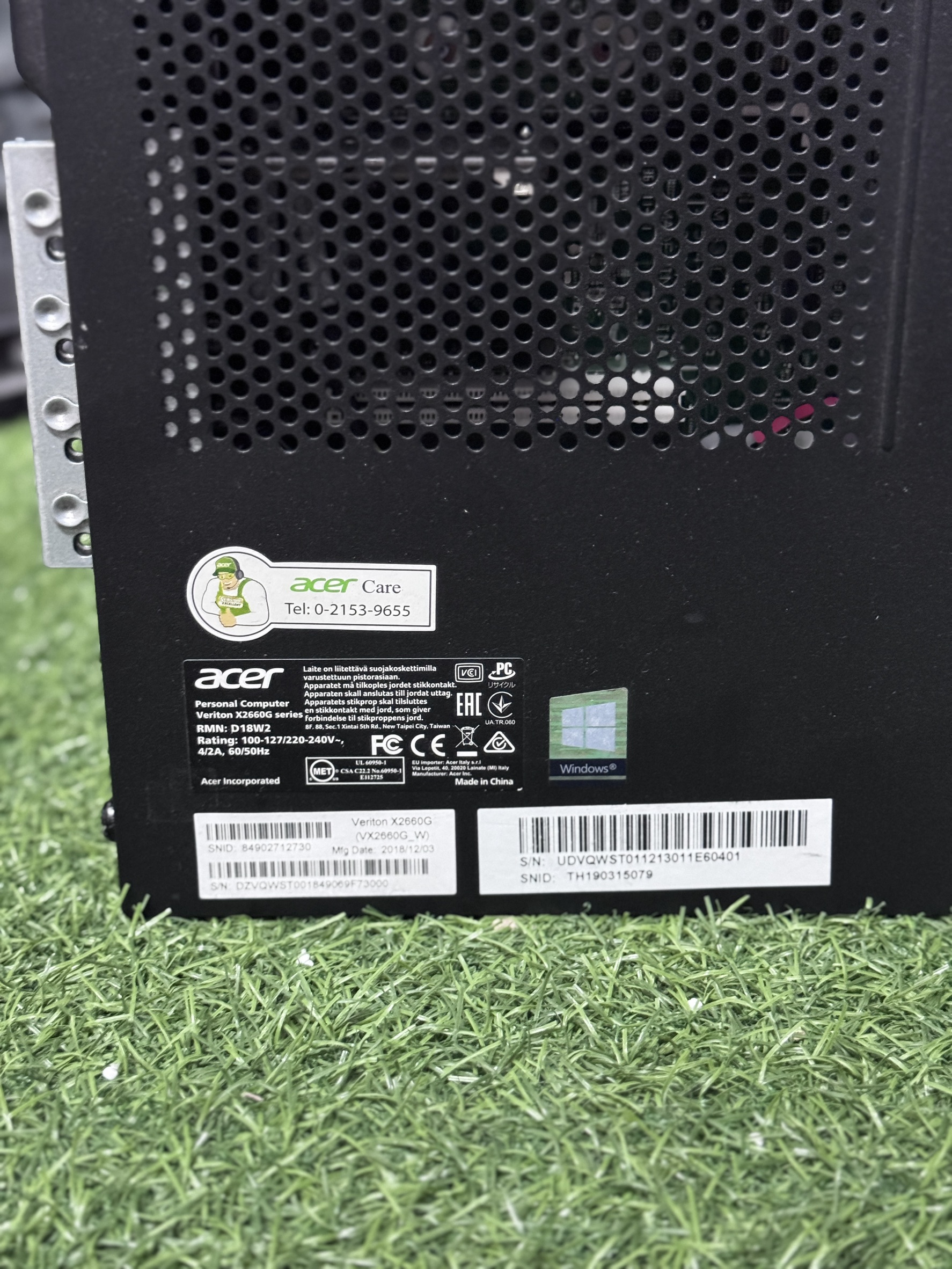 คอมพิวเตอร์ Acer Veriton X2660G Intel Core i5-6500 Ram 8 GB SSD 120 GB