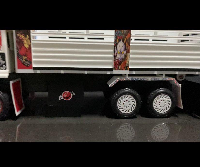 ฝาครอบล้อพลาสติกหม่ำโมเดล 1/24 ฝาแต่งโมเดลล้อรถบรรทุกของเล่น ได้ 4 วง truck model Acceessory