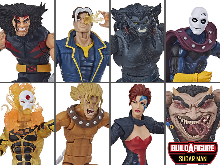 Hasbro Marvel Legends Series X-Men: Age of Apocalypse Set of 7 (Sugar Man BAF) 6-inch Figure ฮาสโบร มาร์เวล เลเจนด์ ซีรี่ย์ส เอ๊กซ์-เมน เอจ ออฟ อะพอคคาลิปส์ ครบเซ็ต7ตัว พร้อมBAF ชูก้าร์แมน ลิขสิทธิ์แท้