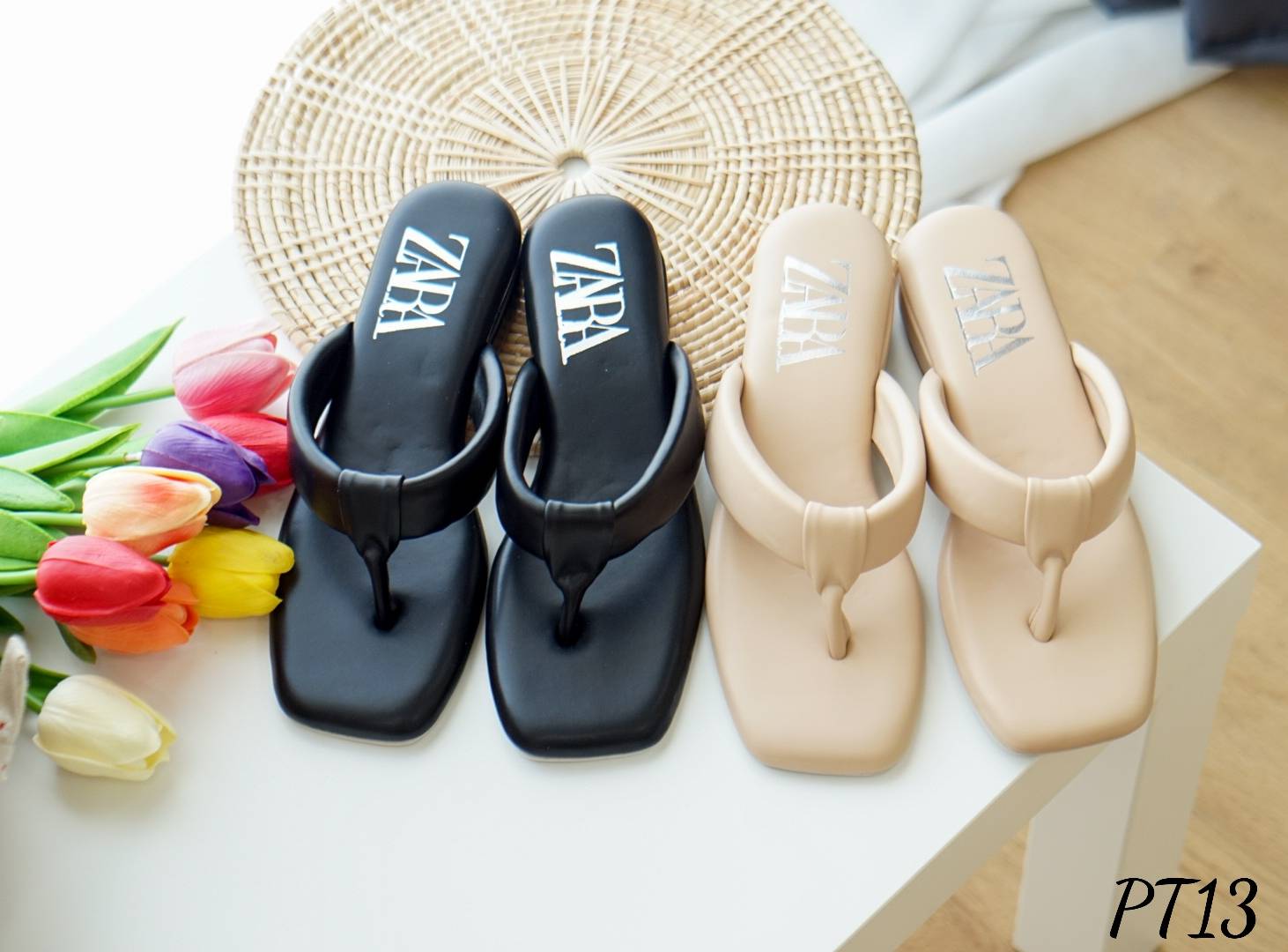 รองเท้าแตะคีบStyle Zara (สีดำ)