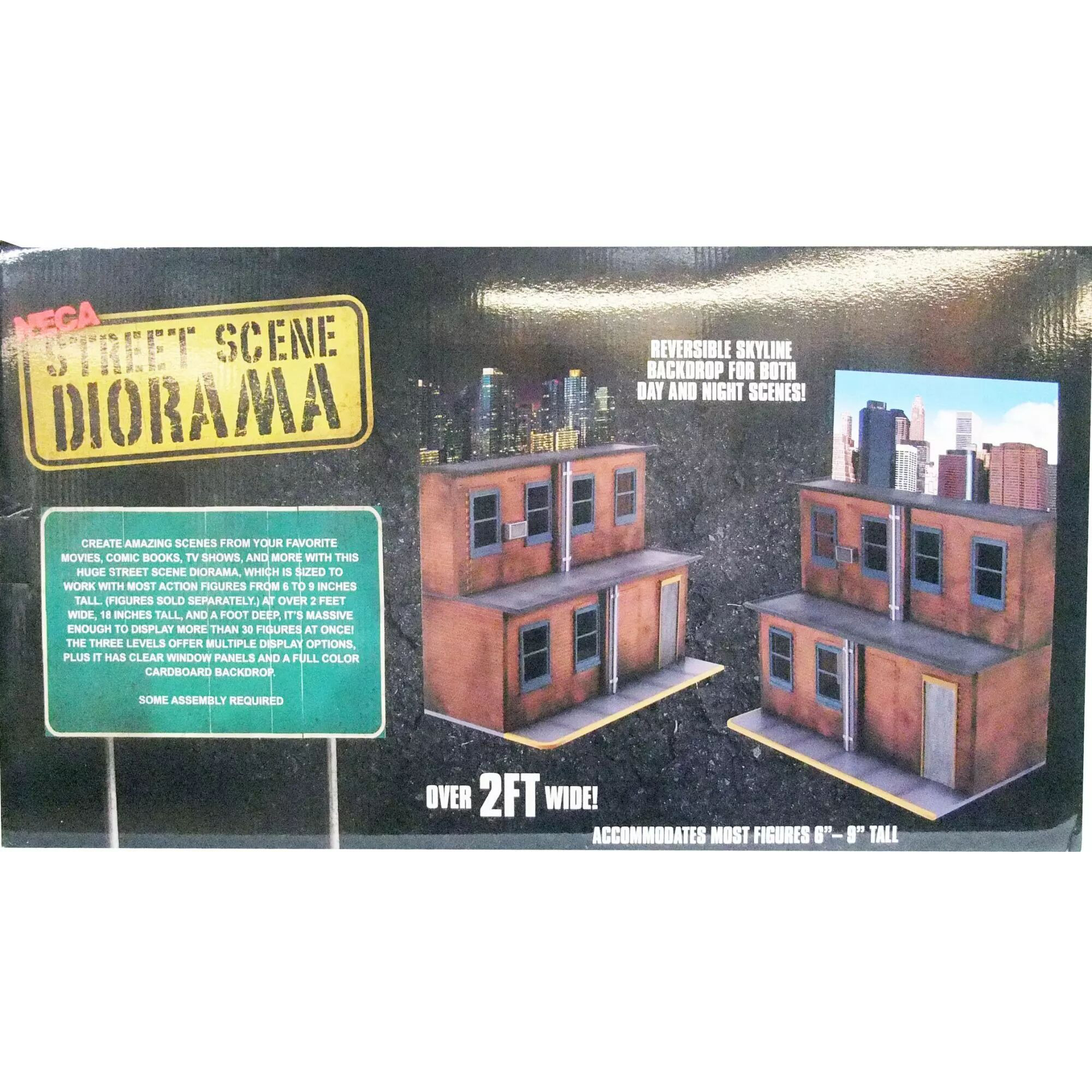 NECA Originals - Street Scene Diorama โมเดลฉากถนนสุดพิเศษ ลิขสิทธิ์แท้