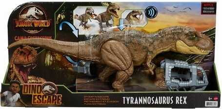 Mattel Jurassic World Stomp 'n Escape Tyrannosaurus Rex (GWD67) แมทเทล จูราสสิค เวิลด์ ของเล่นแอ็กชั่นฟิกเกอร์ไดโนเสาร์ ไทแรนโนซอรัส เร็กซ์ (ที. เร็กซ์)