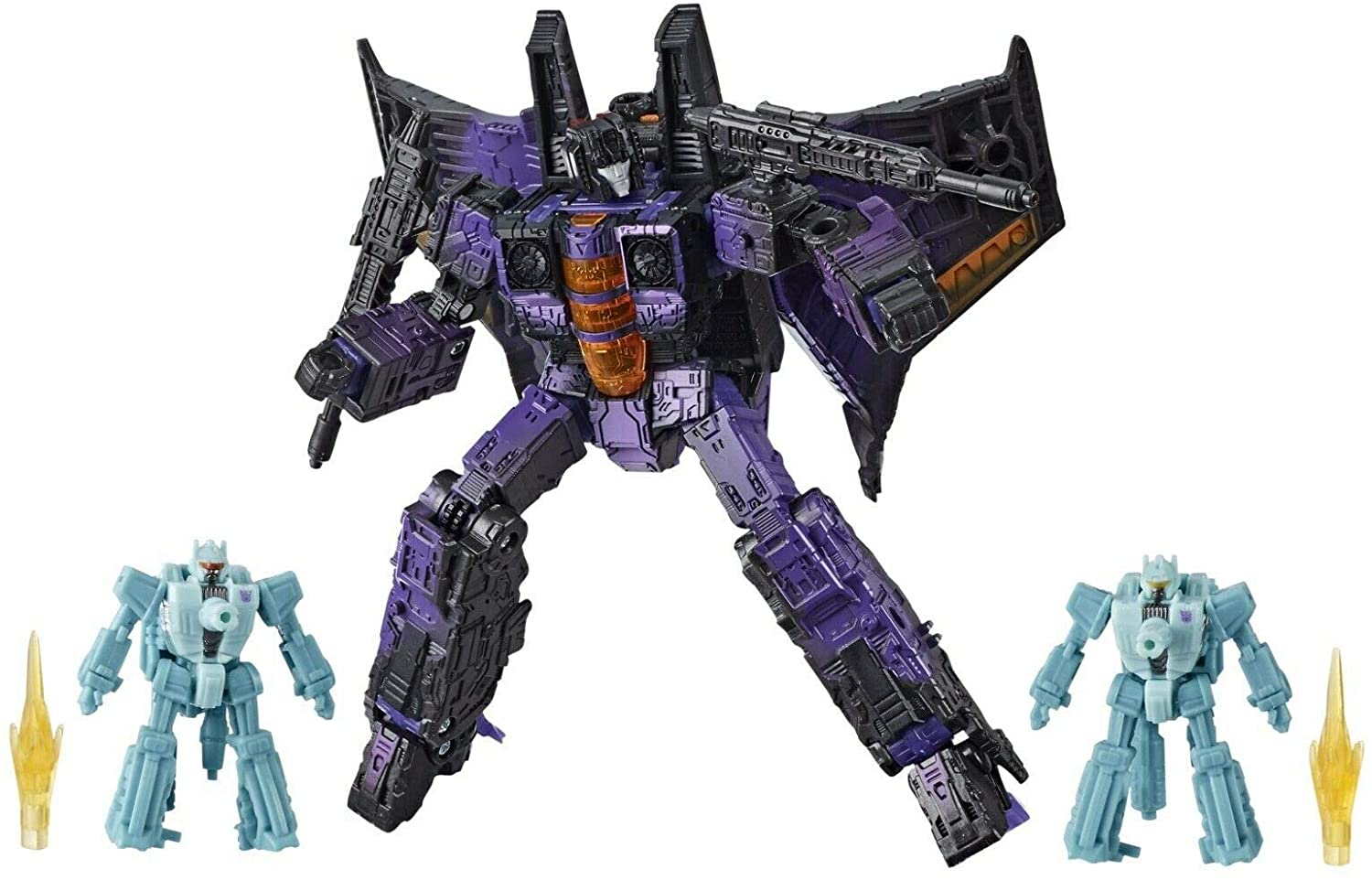 Hasbro Transformers Netflix War for Cybertron Trilogy Voyager Class Hotlink 7 Inch Action Figure Battle 3-Pack with Heatstroke and Heartburn ฮาสโบร ทรานสฟอเมอร์ส เน็ตฟลิกซ์ วอร์ ฟอร์ ไซเบอร์ตรอน วอยเอเจอร์ คลาส หุ่นยนต์ ฮอทลิงค์ 7 นิ้ว ลิขสิทธิ์แท้