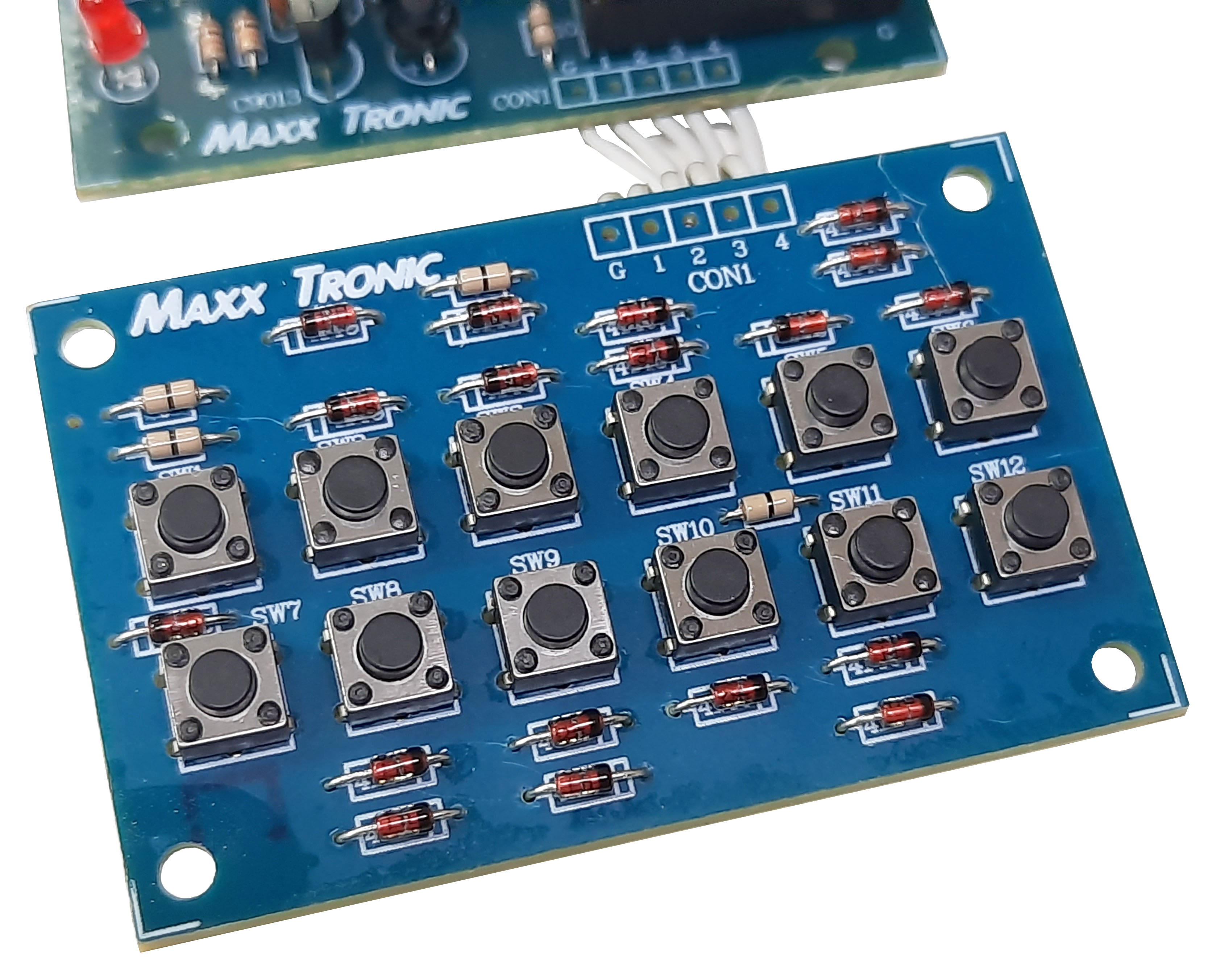 Maxxtronic MXA137 วงจรเล่นเสียง MP3 ใช้ IC 12 ข้อความ ต่อเซ็นเซอร์ได้