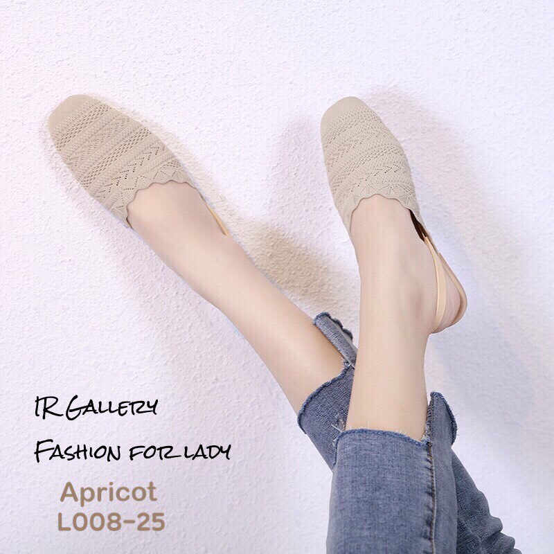 รองเท้าคัทชูผ้าทอทรงสวม