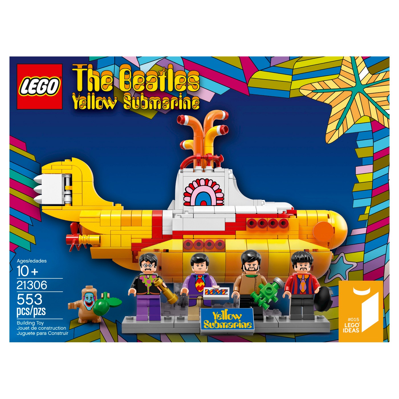 LEGO Ideas ตัวต่อเสริมทักษะ เดอะบีเทิลส์ The Beatles - Yellow Submarine รุ่น 21306