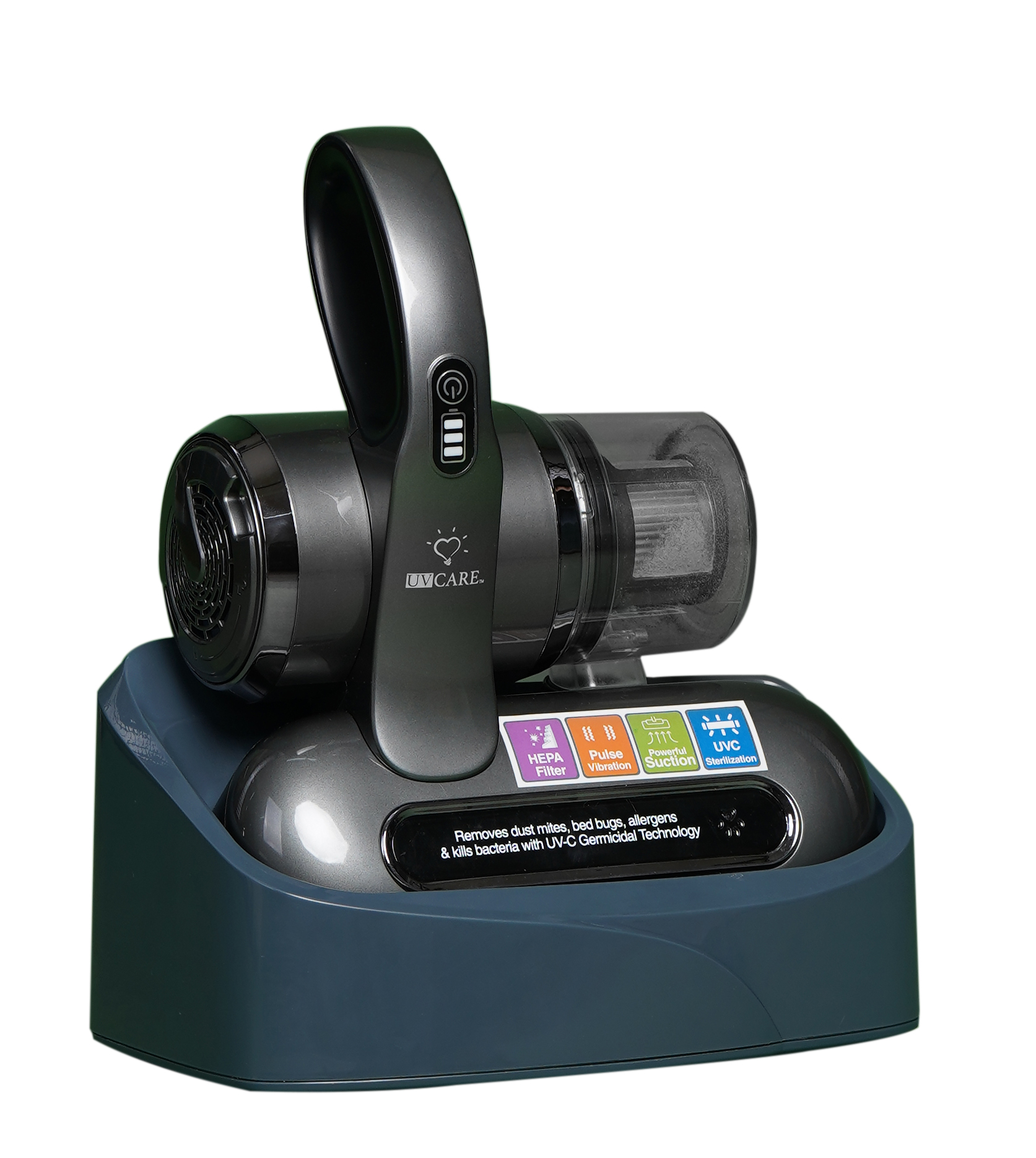 ขายถูก เครื่องดูดไรฝุ่น ฆ่าเชื้อโรคพลังสูง UV CARE SUPER POWER VACUUM WITH UVC LAMP