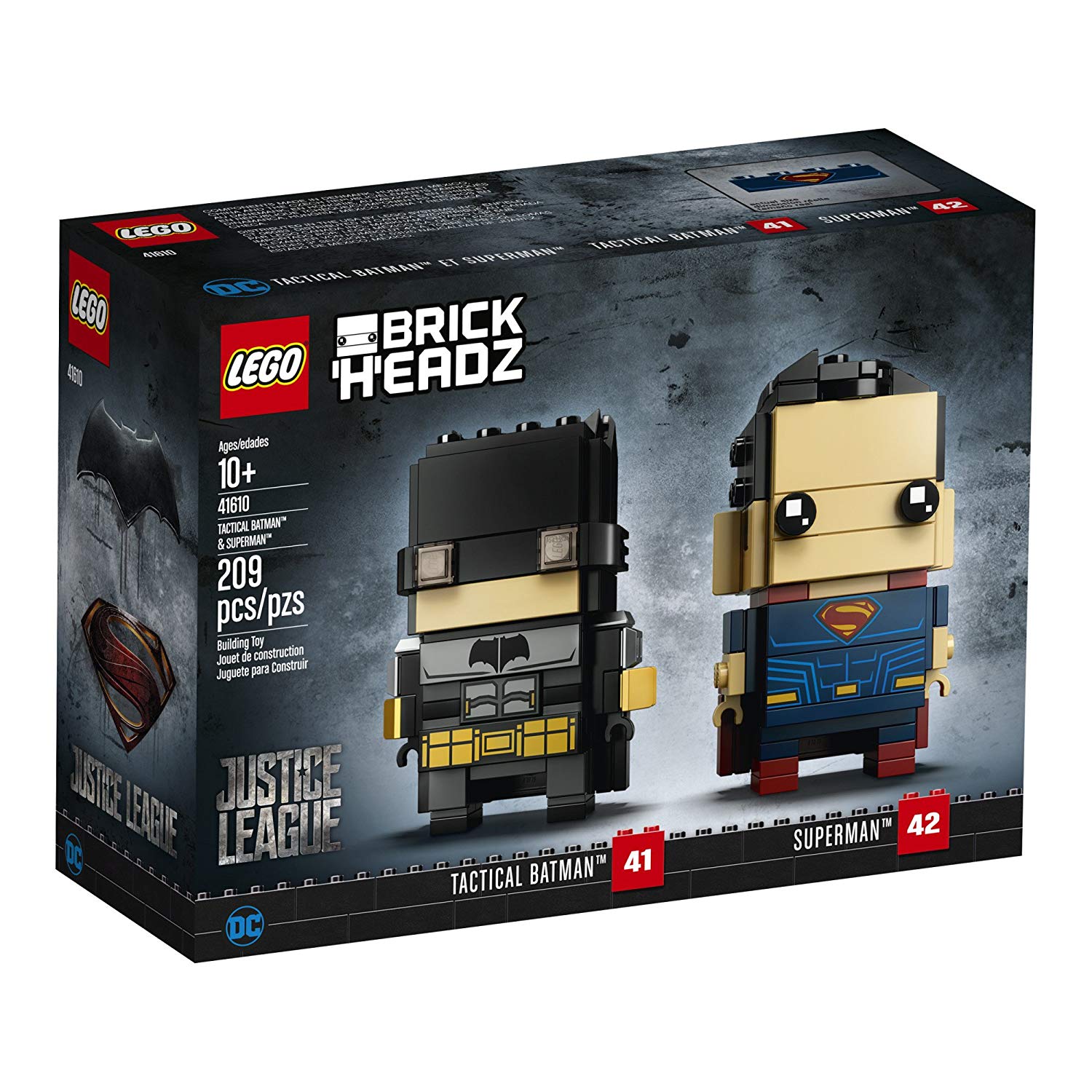 LEGO BRICKHEADZ - Tactical Batman and Superman รุ่น 41610