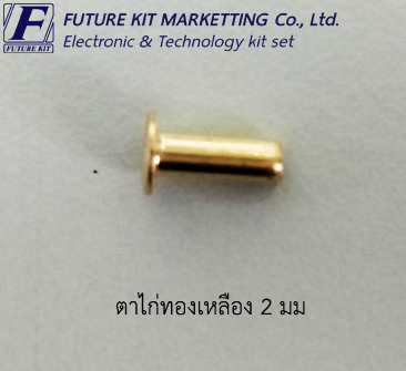 FuturePack FP7015 ตาไก่ทองเหลือง 2mm.