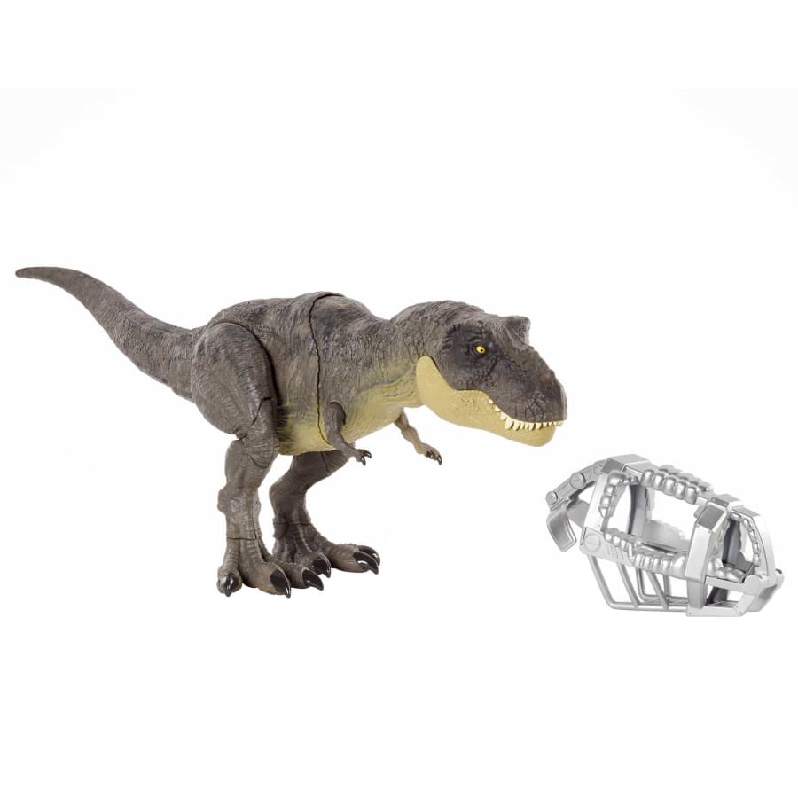 Mattel Jurassic World Stomp 'n Escape Tyrannosaurus Rex (GWD67) แมทเทล จูราสสิค เวิลด์ ของเล่นแอ็กชั่นฟิกเกอร์ไดโนเสาร์ ไทแรนโนซอรัส เร็กซ์ (ที. เร็กซ์)