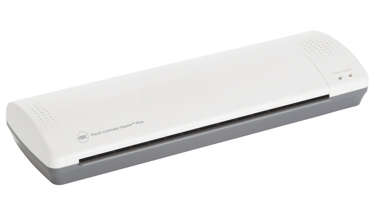 จัดโปร เครื่องเคลือบบัตรพลาสติก GBC Inspire Plus A3 ราคา4300 ฟรี พลาสติก 125M A4(65X95) 100แผ่น