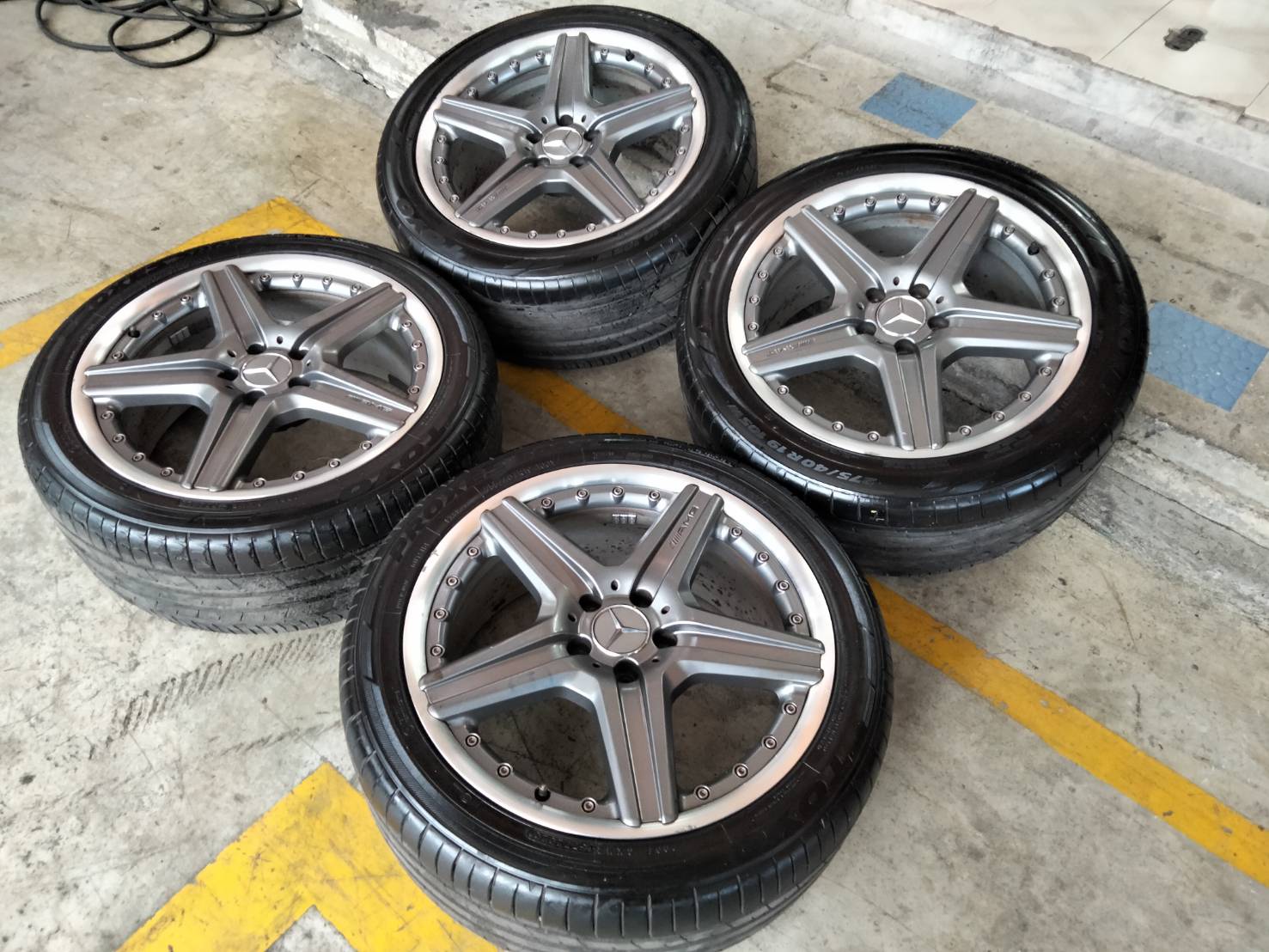 ล้อเบนซ์แท้ AMG ST6 19" ล้อเบนซ์เทพ 2ชิ้นแท้