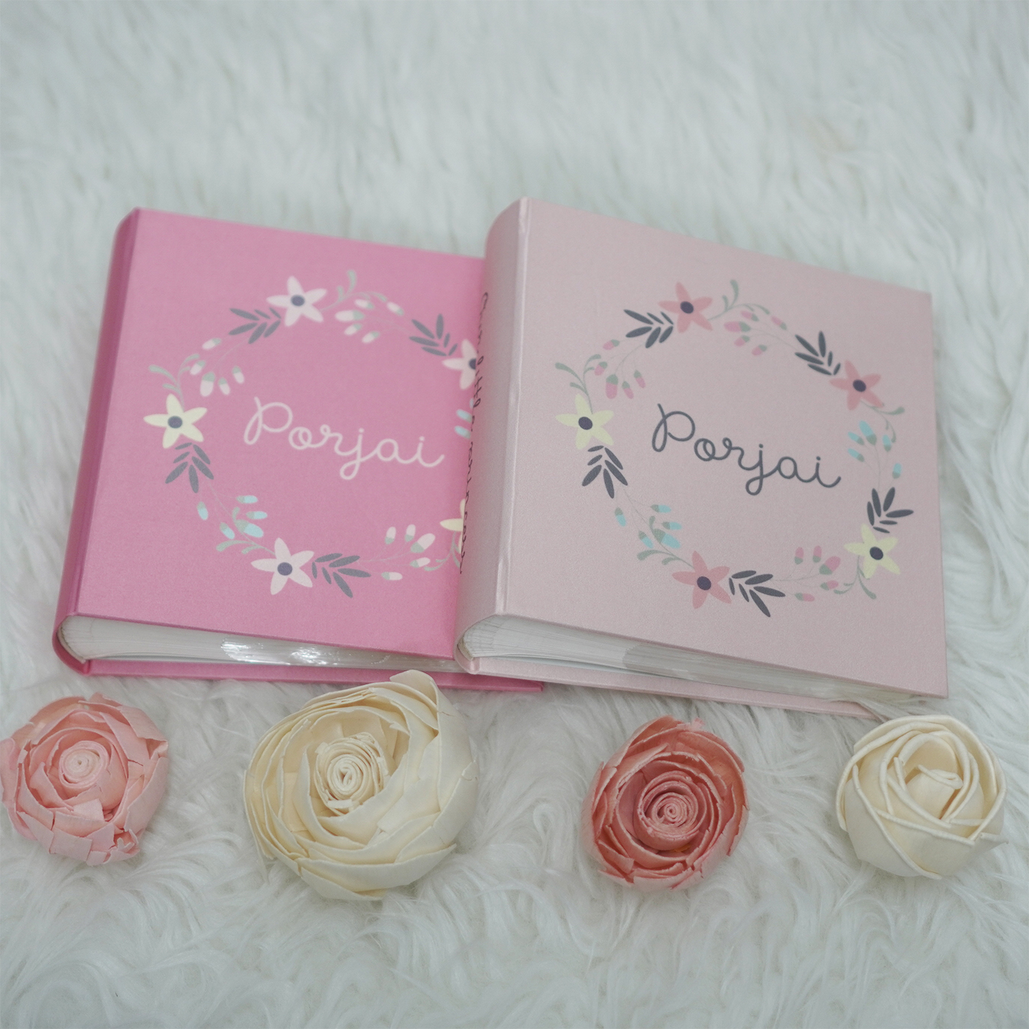 อัลบั้มสั่งทำใส่ชื่อ ลาย Floral Frame