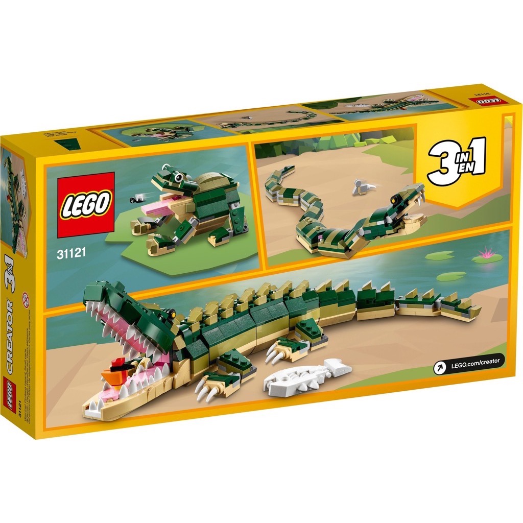 ตัวต่อเสริมทักษะ LEGO Creator - Crocodile รุ่น 31121