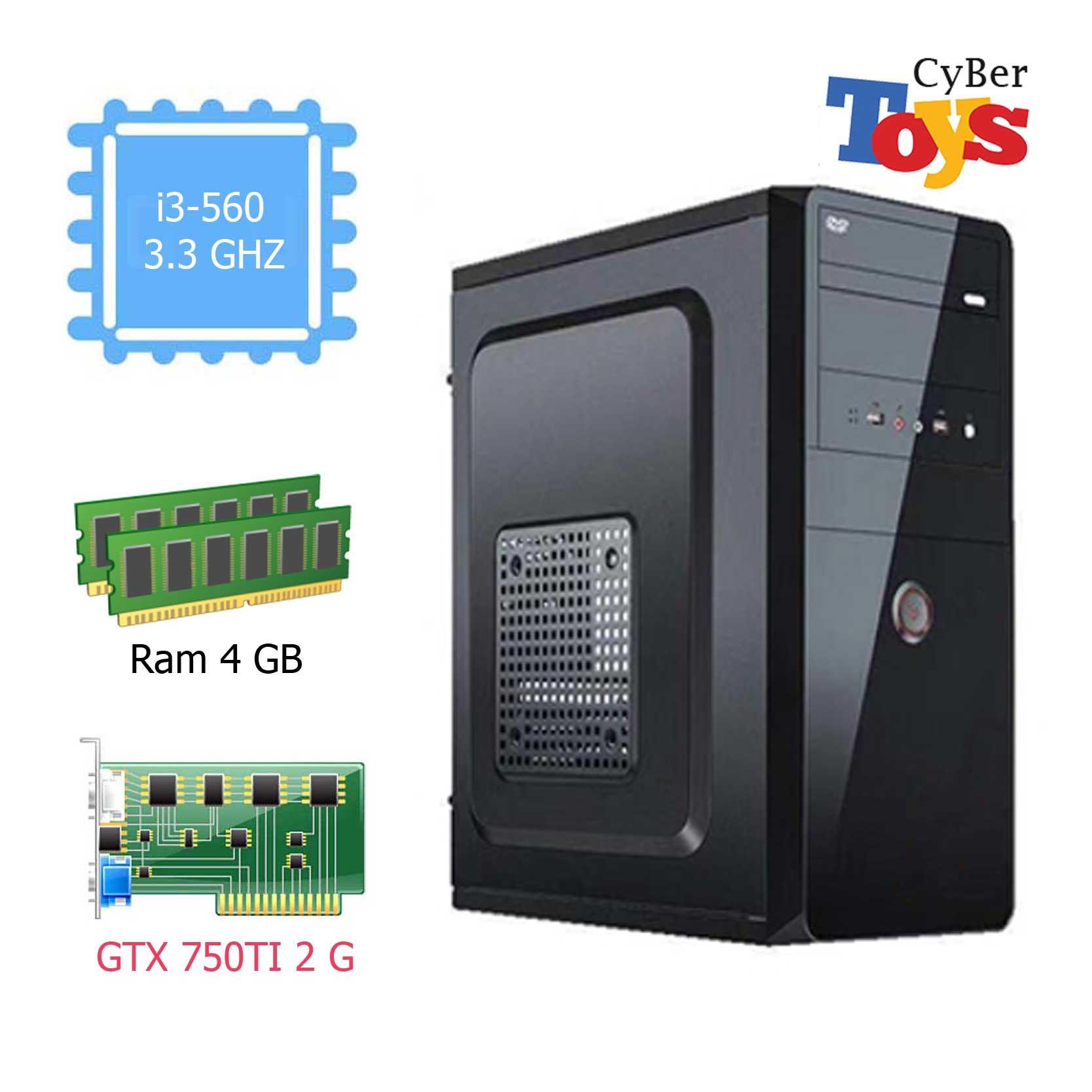 คอมเล่นเกมส์ i3 750Ti คอมสำหรับเล่นเกมส์ GTAV HON PB SF FIFA4 คอมราคาถูก