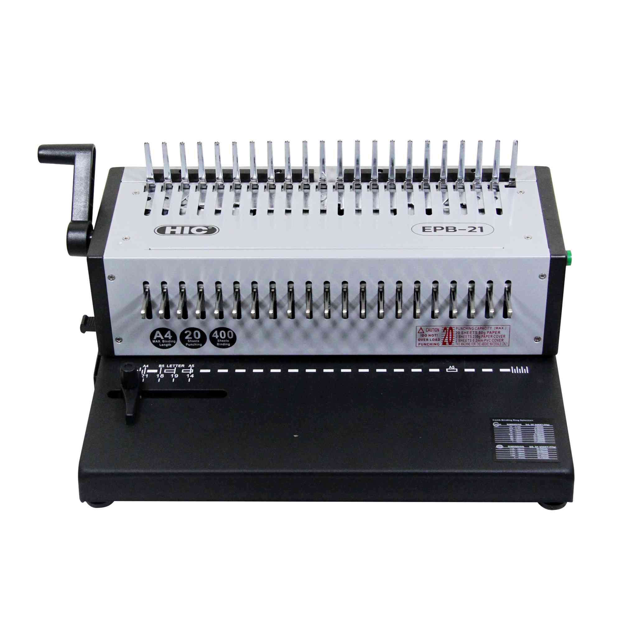 ขายถูก เครื่องเจาะและเข้าเล่ม HIC รุ่น EPB-21 ประกันศูนย์