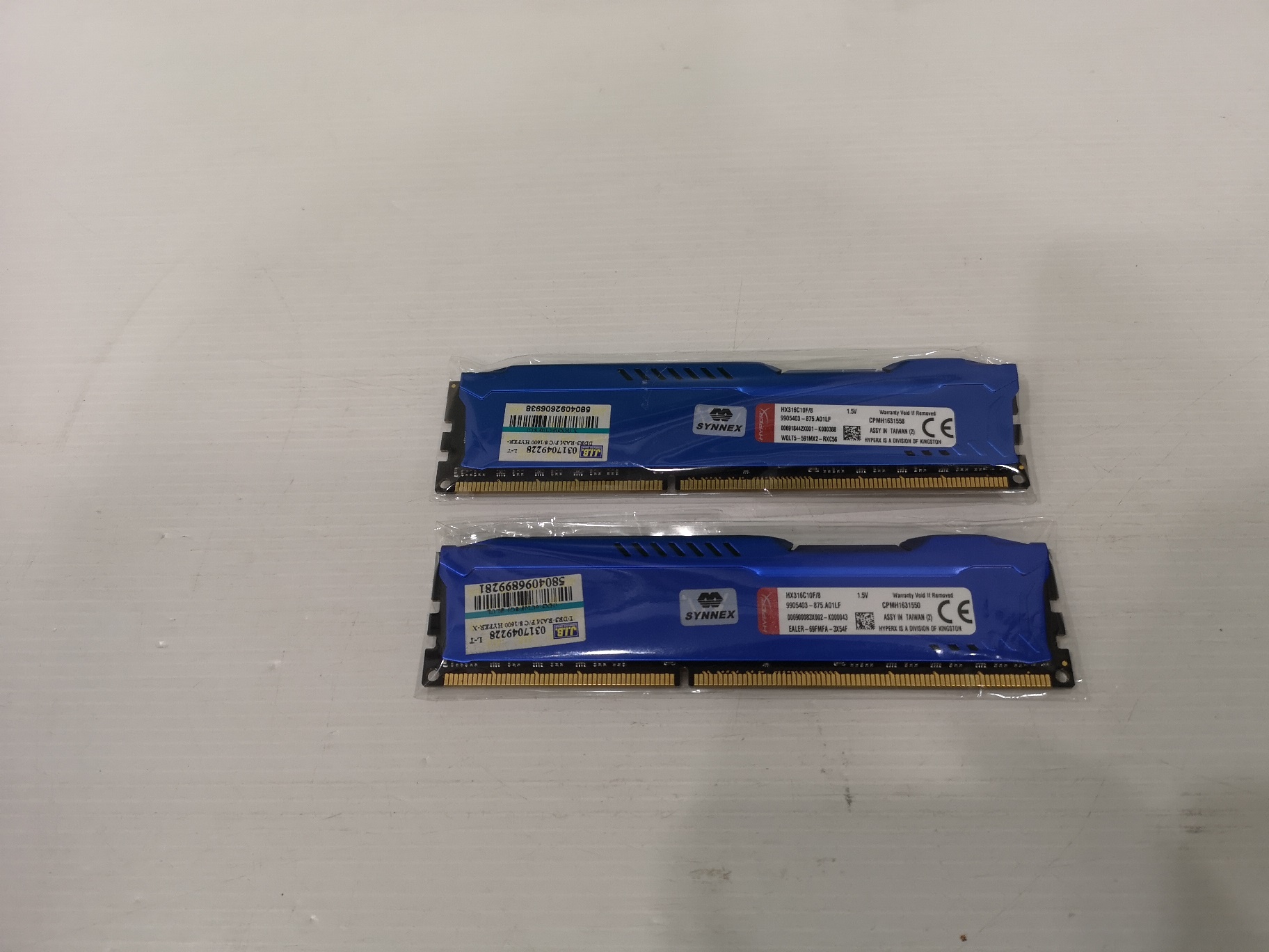 8GB. DDR-3 1600 KINGSTON Hyper X