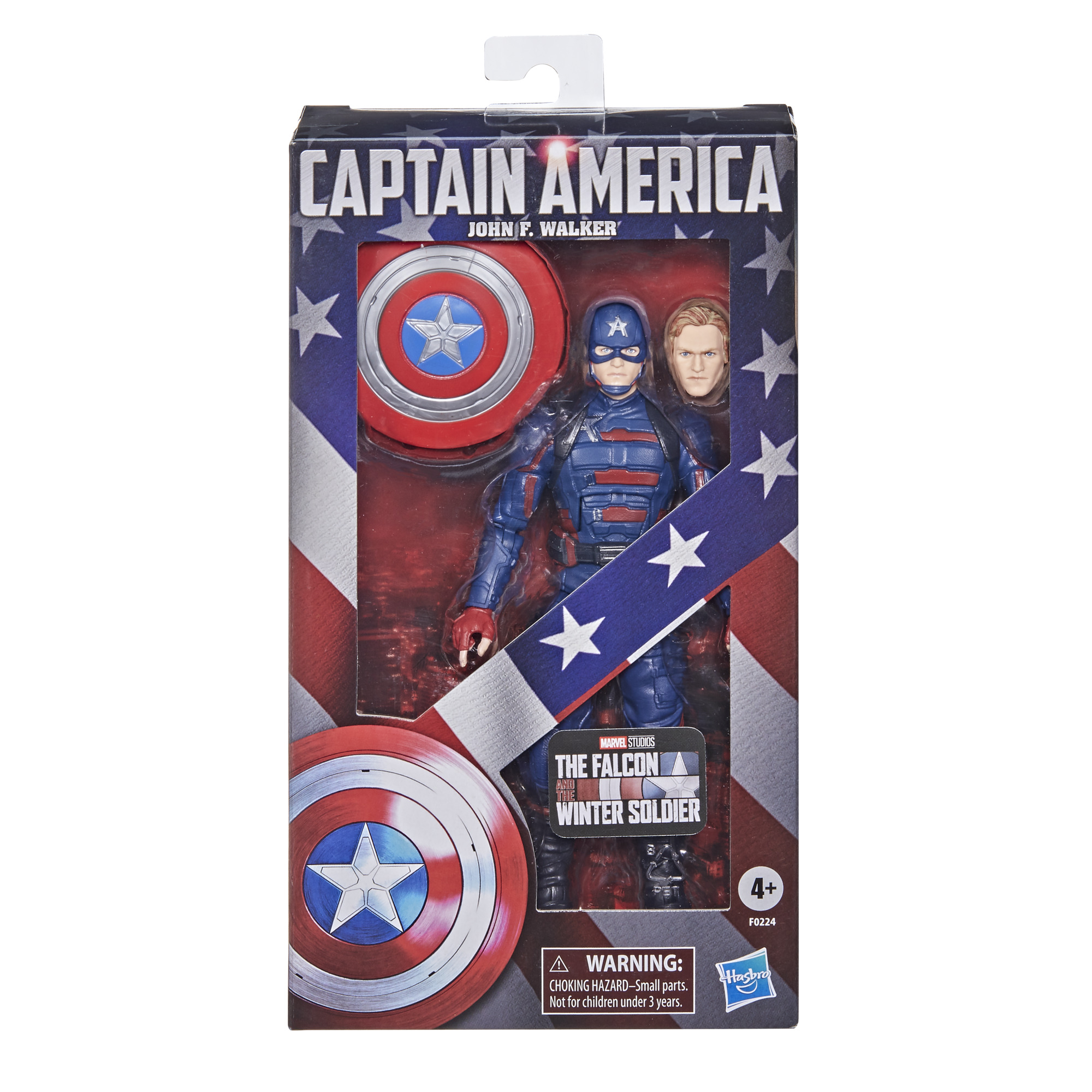 Hasbro Marvel Legends Series Avengers 6-inch Scale Captain America John F. Walker Figure ฮาสโบร มาร์เวล เลเจนด์ หุ่นโมเดลฟิกเกอร์ กัปตัน อเมริกา จอห์น เอฟ วอล์กเกอร์ ขนาด 6 นิ้ว ลิขสิทธิ์แท้