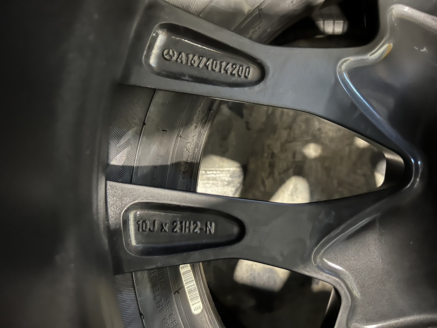 ล้อเบนซ์แท้ AMG FORGE GLE 63 W167 21" น้ำหนักเบา