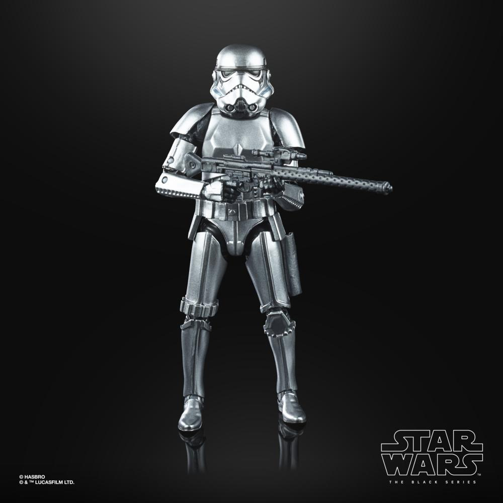 Hasbro Star Wars The Black Series Carbonized Collection Stormtrooper 6-inch-scale Figure ฮาสโบร สตาร์ วอร์ส เดอะ แบล็ค ซีรีส์ หุ่นโมเดลฟิกเกอร์ คาร์บอนไนซ์ สตอร์มทรูปเปอร์ ขนาด6 นิ้ว ลิขสิทธิ์แท้