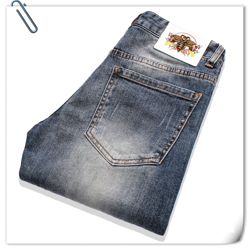 001019 ยีนส์ Ajaz James Style Gucci Italy New Summer 2019 Jeans Denim Slim feet Size 28-38