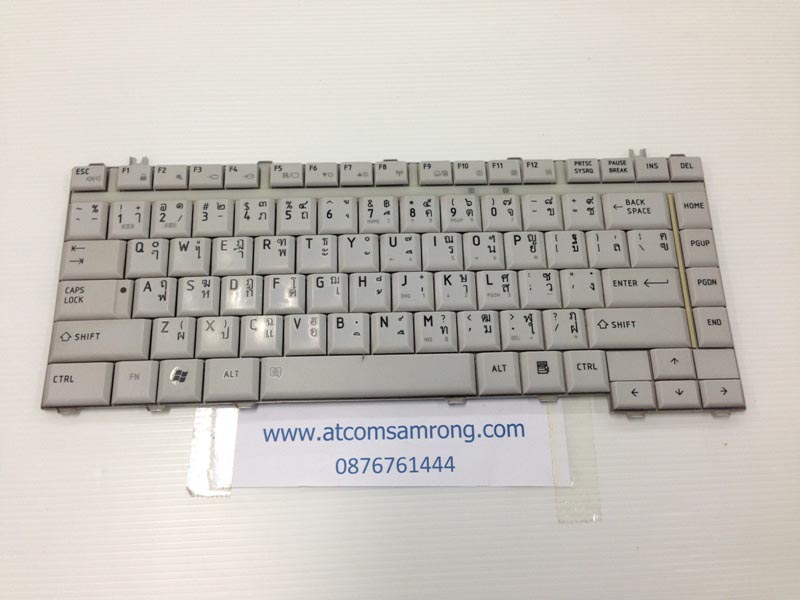 คีย์บอร์ด TOSHIBA L200,M200 สีขาว