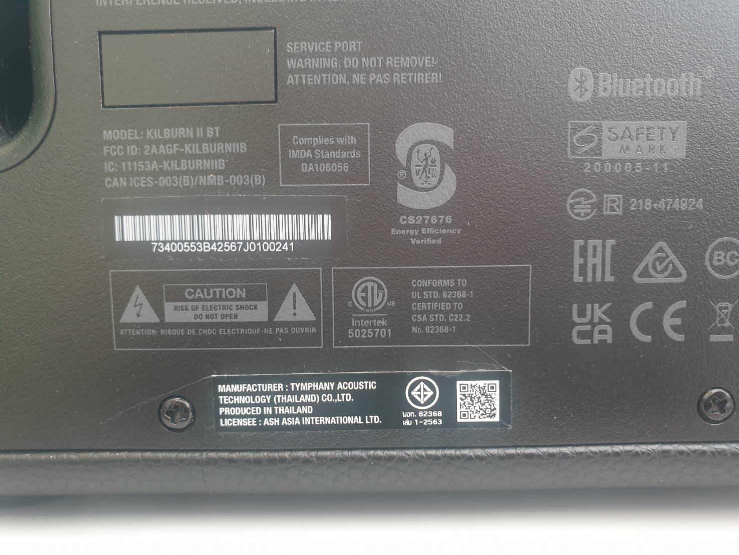 ลำโพง mashall kilburn 2 ของแท้ศูนย์ไทย