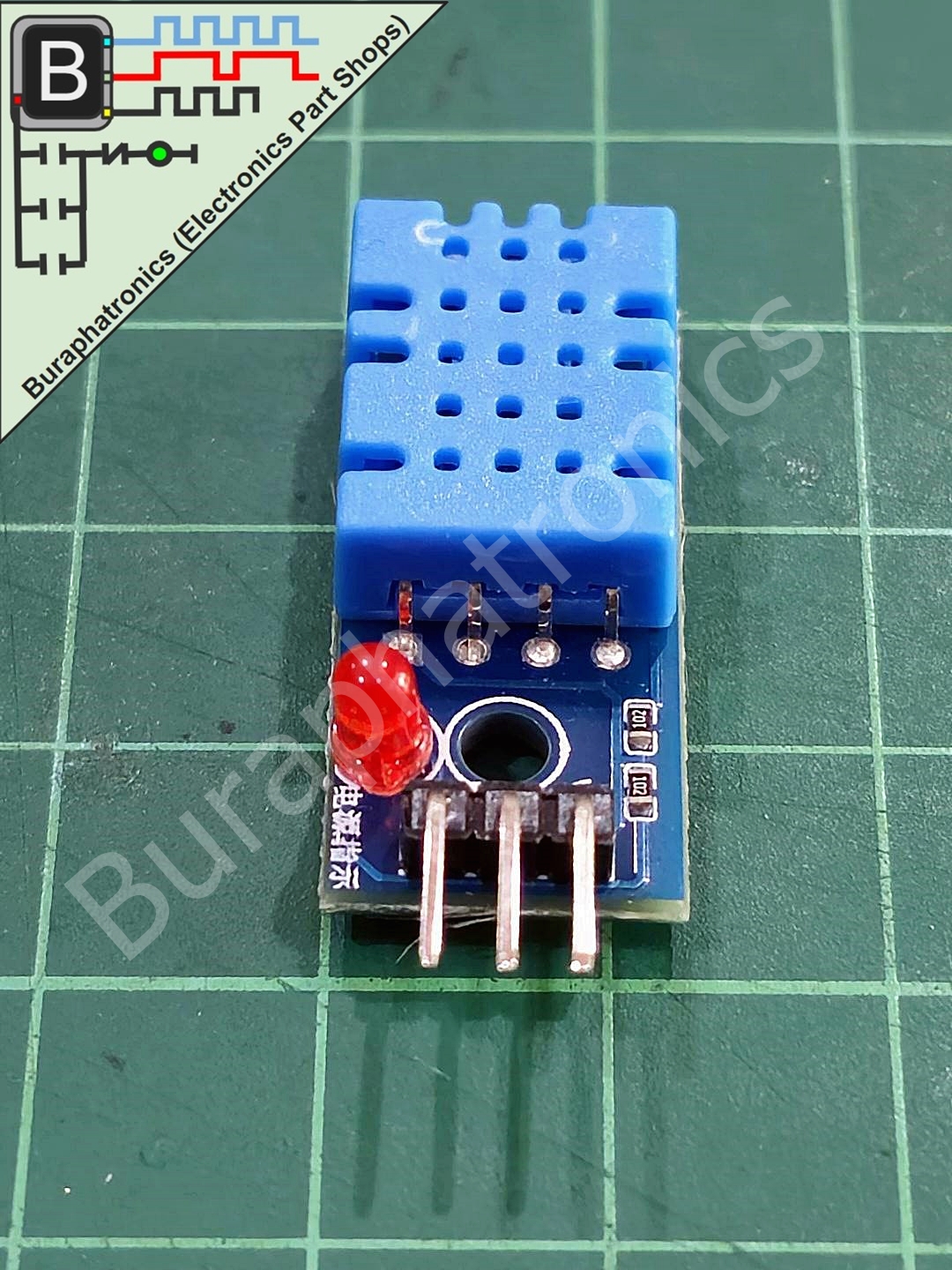 DHT11 Temperature & Humidity Sensor (เซนเซอร์วัดอุณหภูมิและความชื้น)