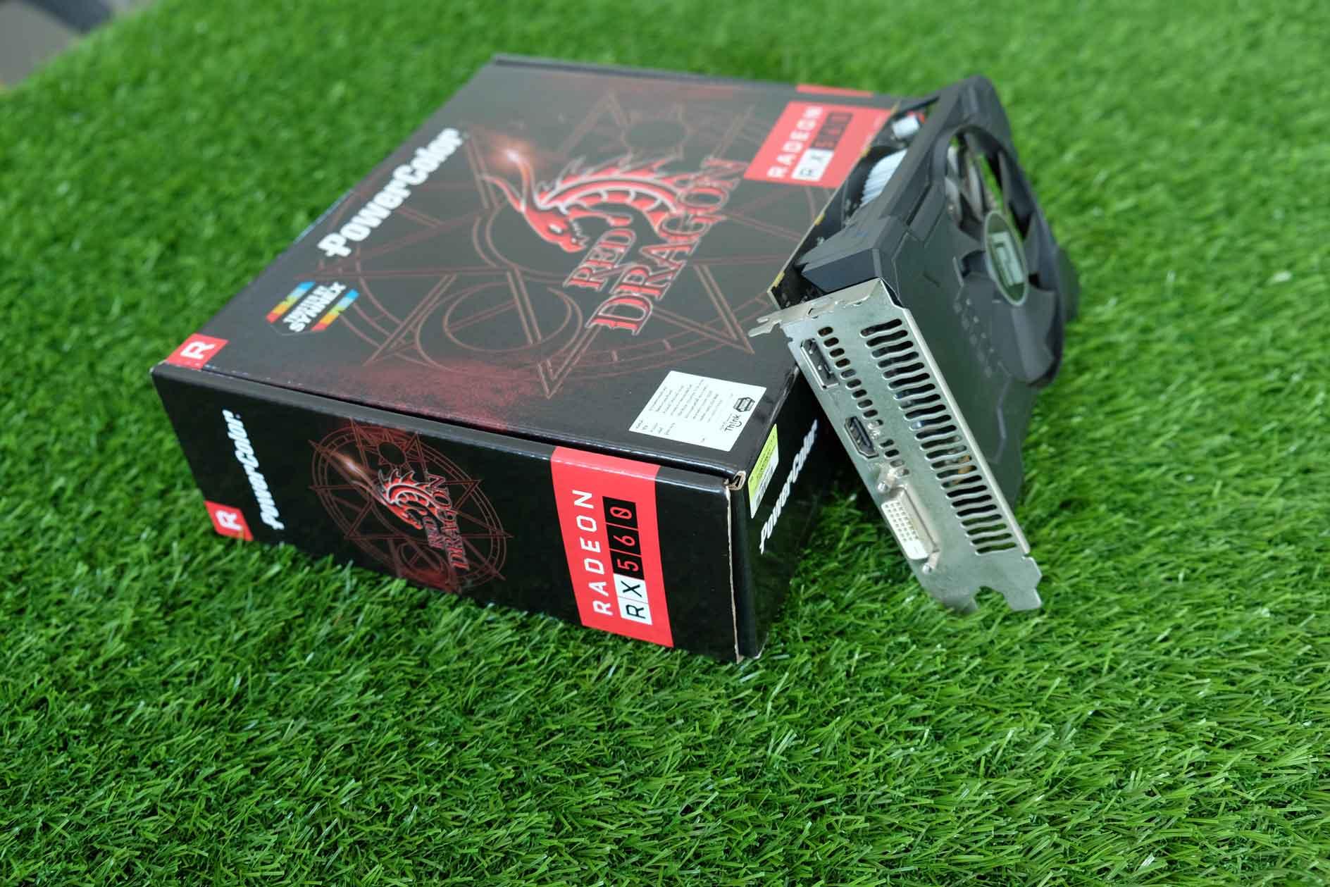 AMD RX 560/2GB PowerColor RED Dragon (OC,D5) การ์ดจอ สำหรับเล่นเกมส์ Pubg