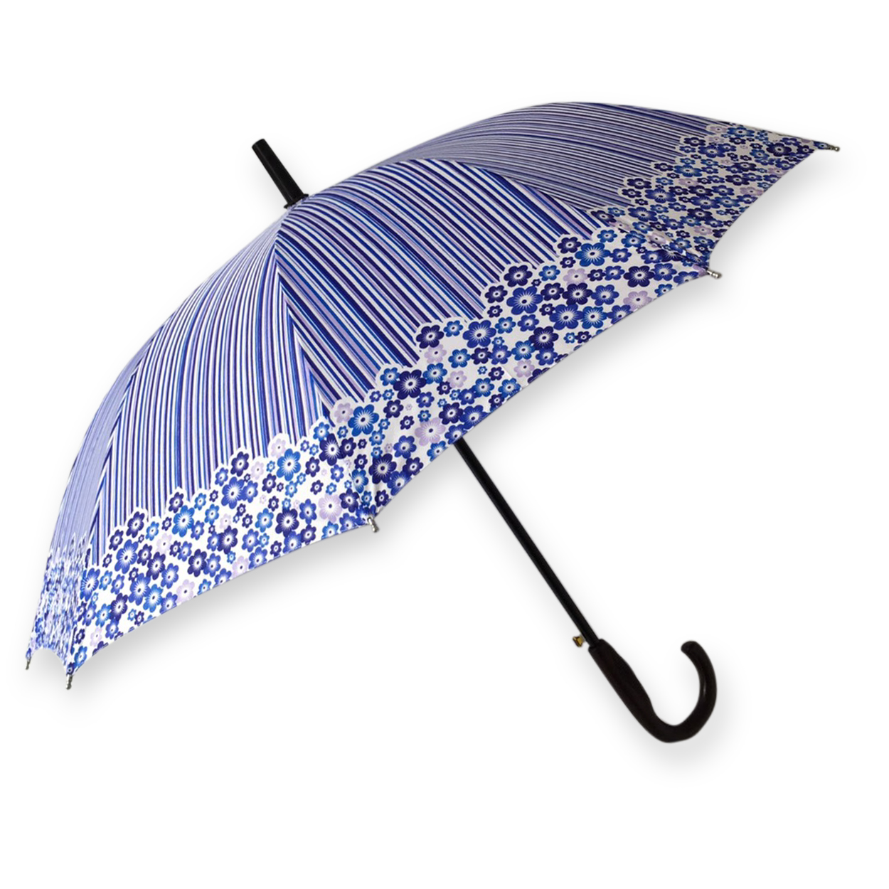 ร่มตอนเดียว22 8ก้านรหัสลายดอกไม้