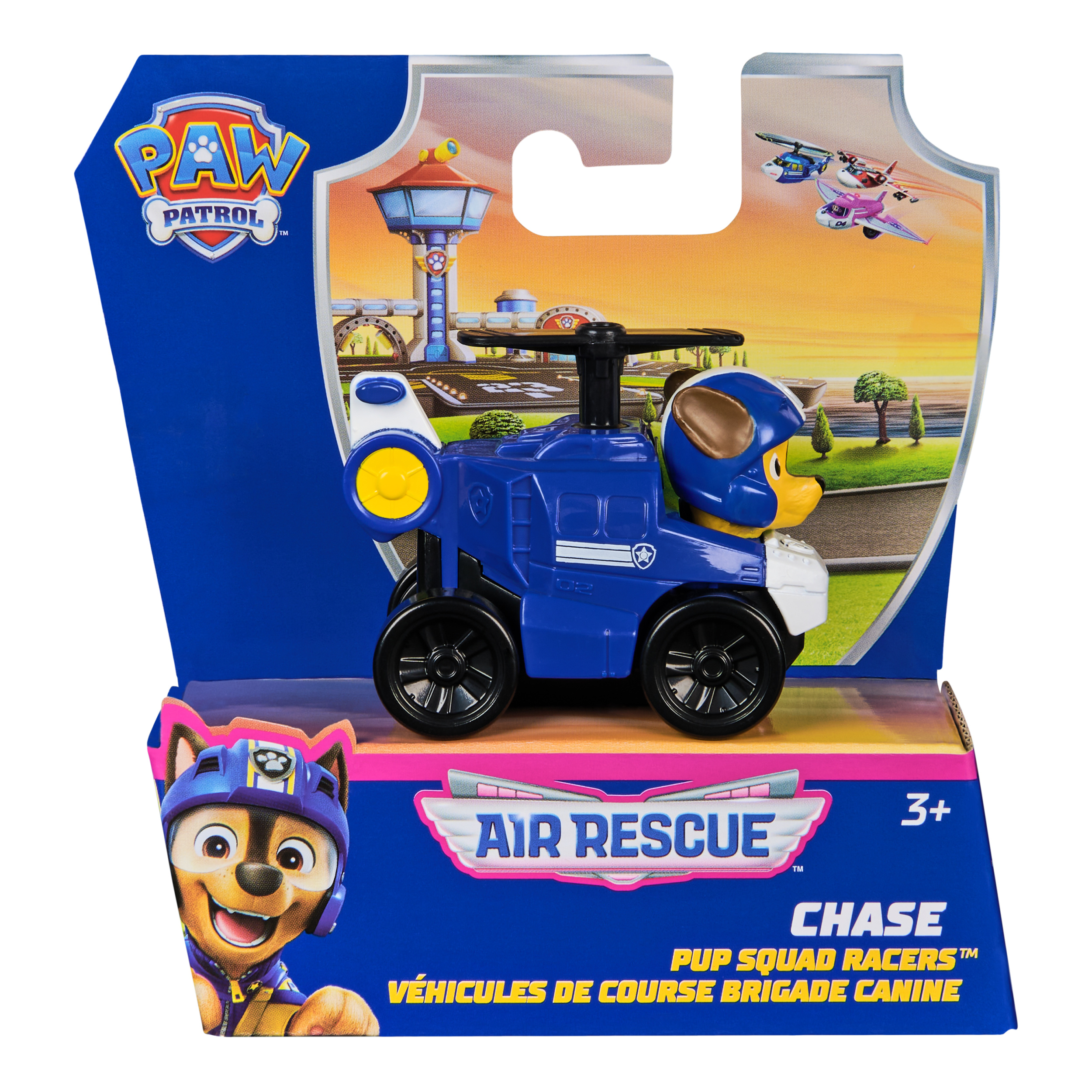 PAW PATROL : AIR RESCUE PUP SQUAD RACERS CHASE ของเล่นฟิกเกอร์ รถแข่ง พาว พาโทรล เชส ลิขสิทธิ์แท้