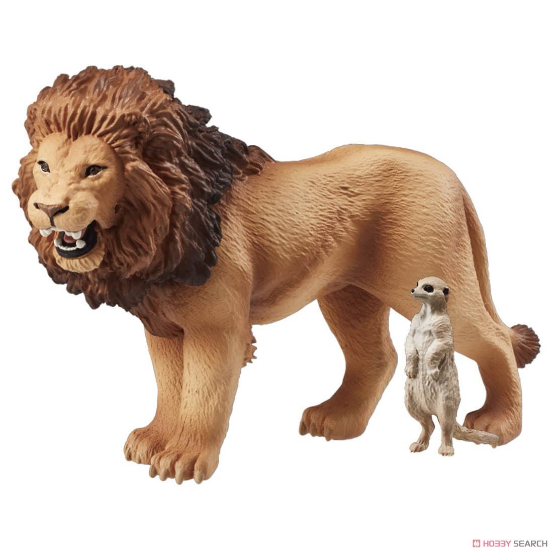 Takara Tomy - Ania AS-01 โมเดลสิงโต (พร้อมเมียร์แคท) Lion (with Meercat)