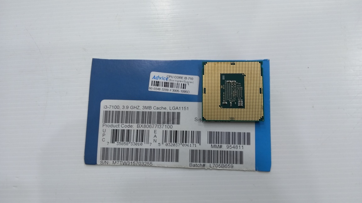 i3-7100 ประกัน 05/2020