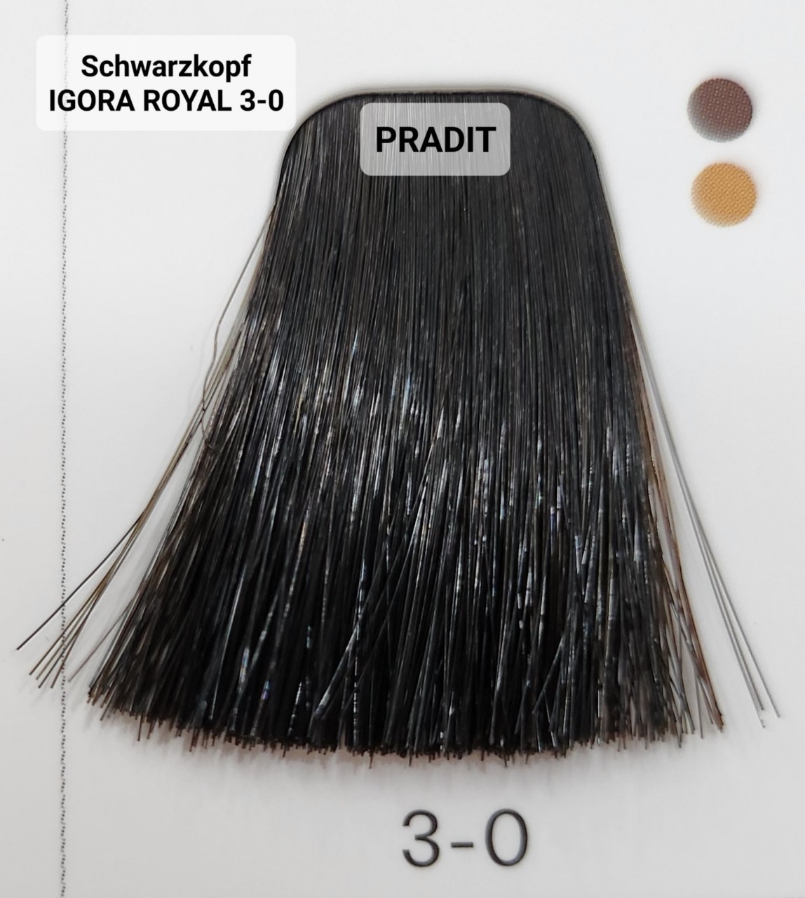 Schwarzkopf Igora Royal ครีมย้อมผม อีโกร่า รอยัล เบอร์3-0 สีน้ำตาลเข้ม (60ml) 80 กรัม