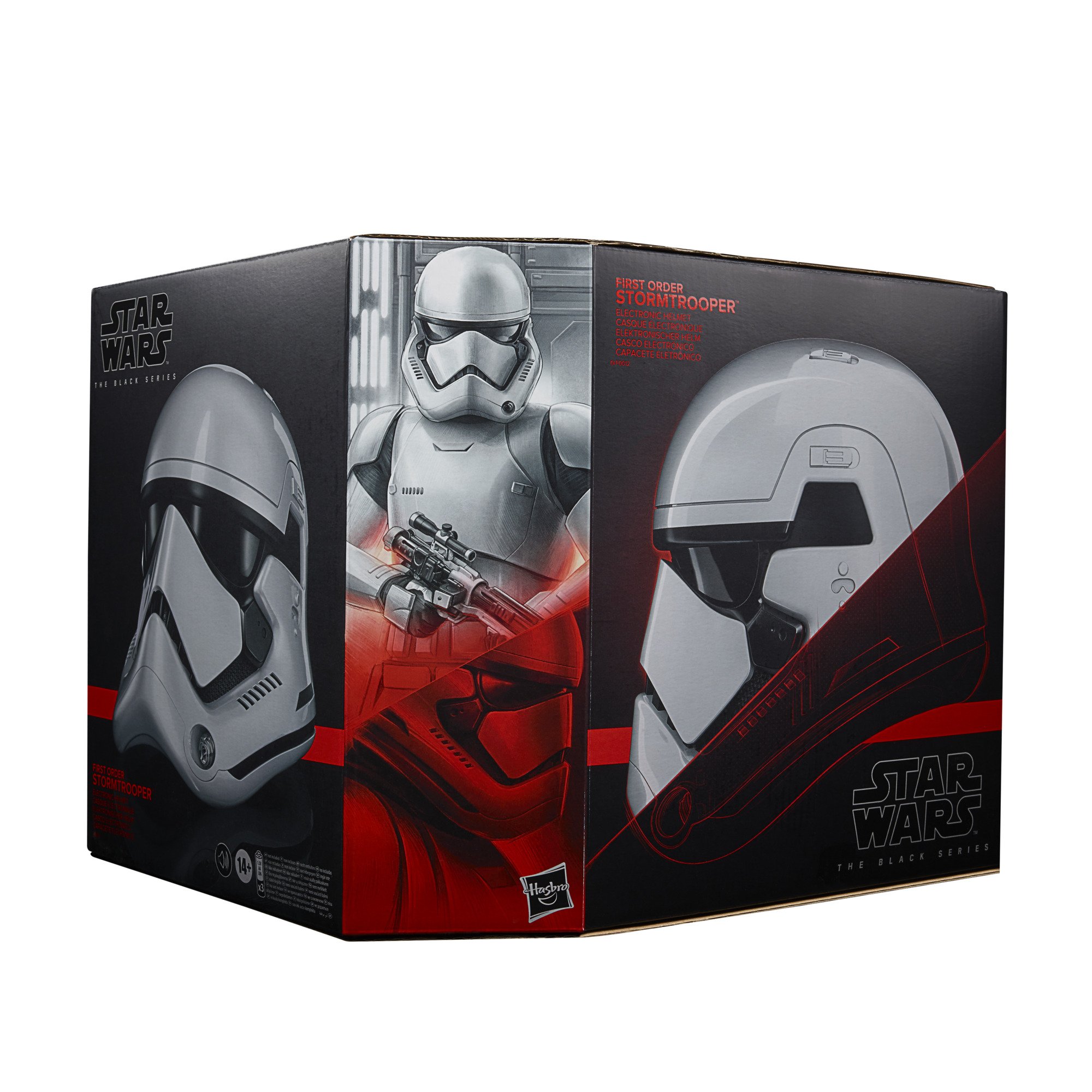 Hasbro Star Wars The Black Series First Order Stormtrooper Electronic Helmet ฮาสโบร สตาร์ วอร์ส เดอะ แบล็ค ซีรี่ย์ส หน้ากาก เฟิร์ส ออเดอร์ สตอร์มทรูปเปอร์ เปลี่ยนเสียงได้ ลิขสิทธิ์แท้