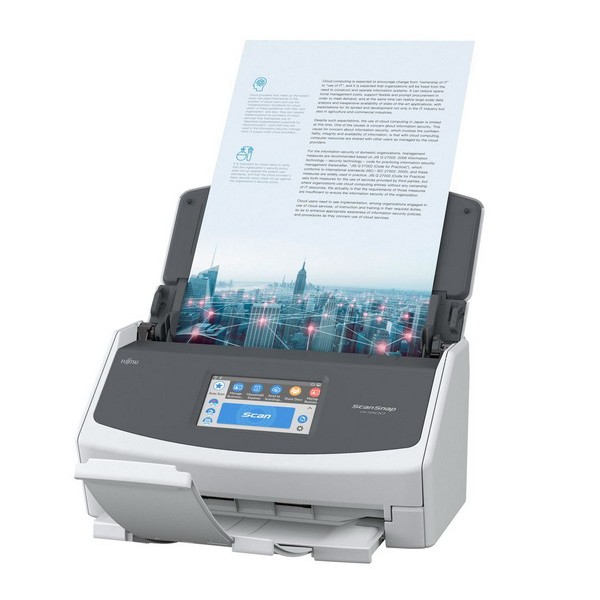 ขายถูก Fujitsu Scanner FJS-IX1500 A4 Size Wi-Fi 30 แผ่นต่อนาที รองรับการสแกนสองหน้า ประกันศูนย์ 1ปี