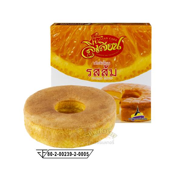 ขายส่ง!! ขนม เค้กลิเลียนรสส้ม Silverbakery(ซิลเวอร์เบเกอรี่) ขนาด 180 กรัม(แพ็ค 10 กล่อง)