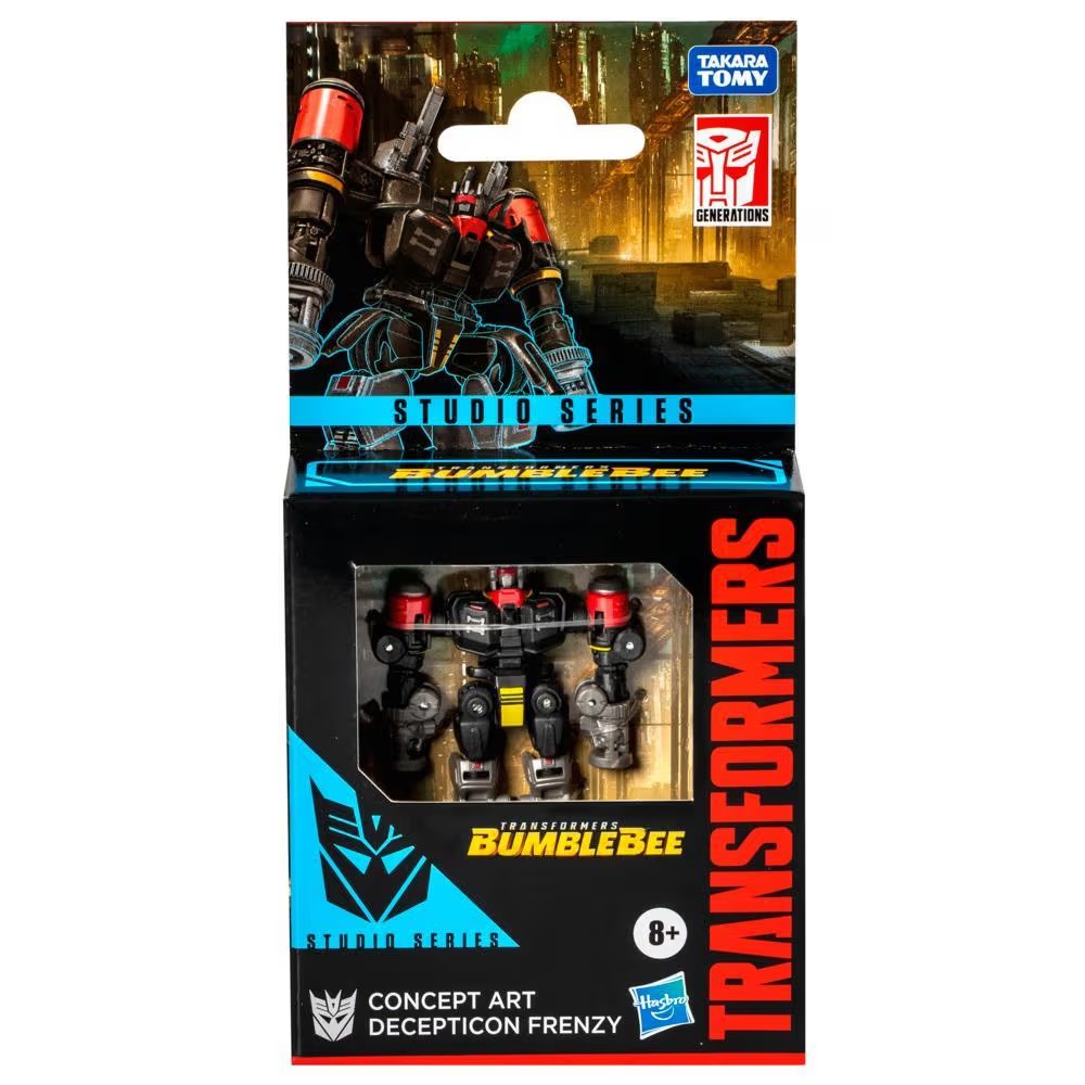 Hasbro Transformers Studio Series Core Class Concept Art Frenzy Action Figure ฮาสโบร ทรานสฟอเมอร์ส สตูดิโอ ซีรีย์ส คอร์ คลาส หุ่นยนต์คอนเซ็ปต์ อาร์ต เฟรนซี่ ขนาด 3.5 นิ้ว ลิขสิทธิ์แท้
