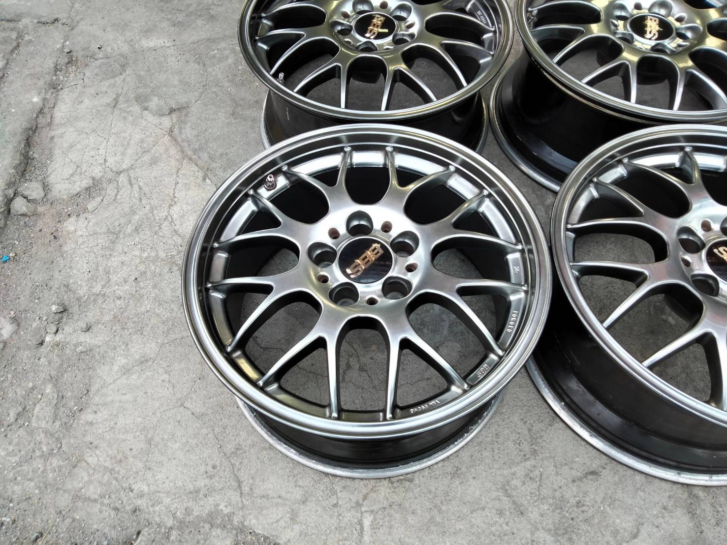 ล้อแท้ BBS RG-R RG718H 17" TOP FORGED