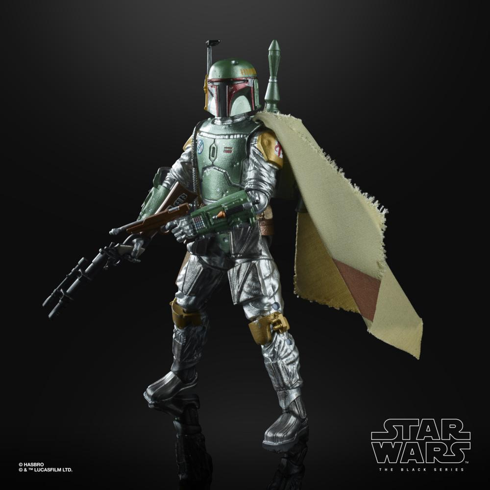 Hasbro Star Wars The Black Series Carbonized Collection Boba Fett 6-inch-scale Figure ฮาสโบร สตาร์ วอร์ส เดอะ แบล็ค ซีรีส์ หุ่นโมเดลฟิกเกอร์ คาร์บอนไนซ์ โบบา เฟทท์ ขนาด6 นิ้ว ลิขสิทธิ์แท้