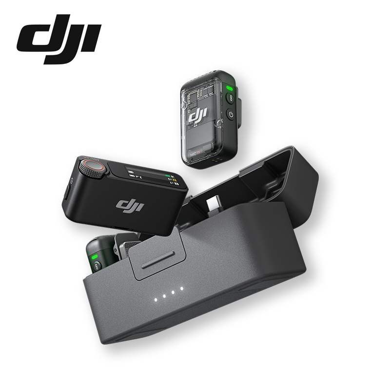 DJI Mic 2 Wireless Microphone For Pro-Level Audio ดีเจไอ ไมค์ไร้สาย แบบหนีบ ขนาดกะทัดรัดและน้ำหนักเบา