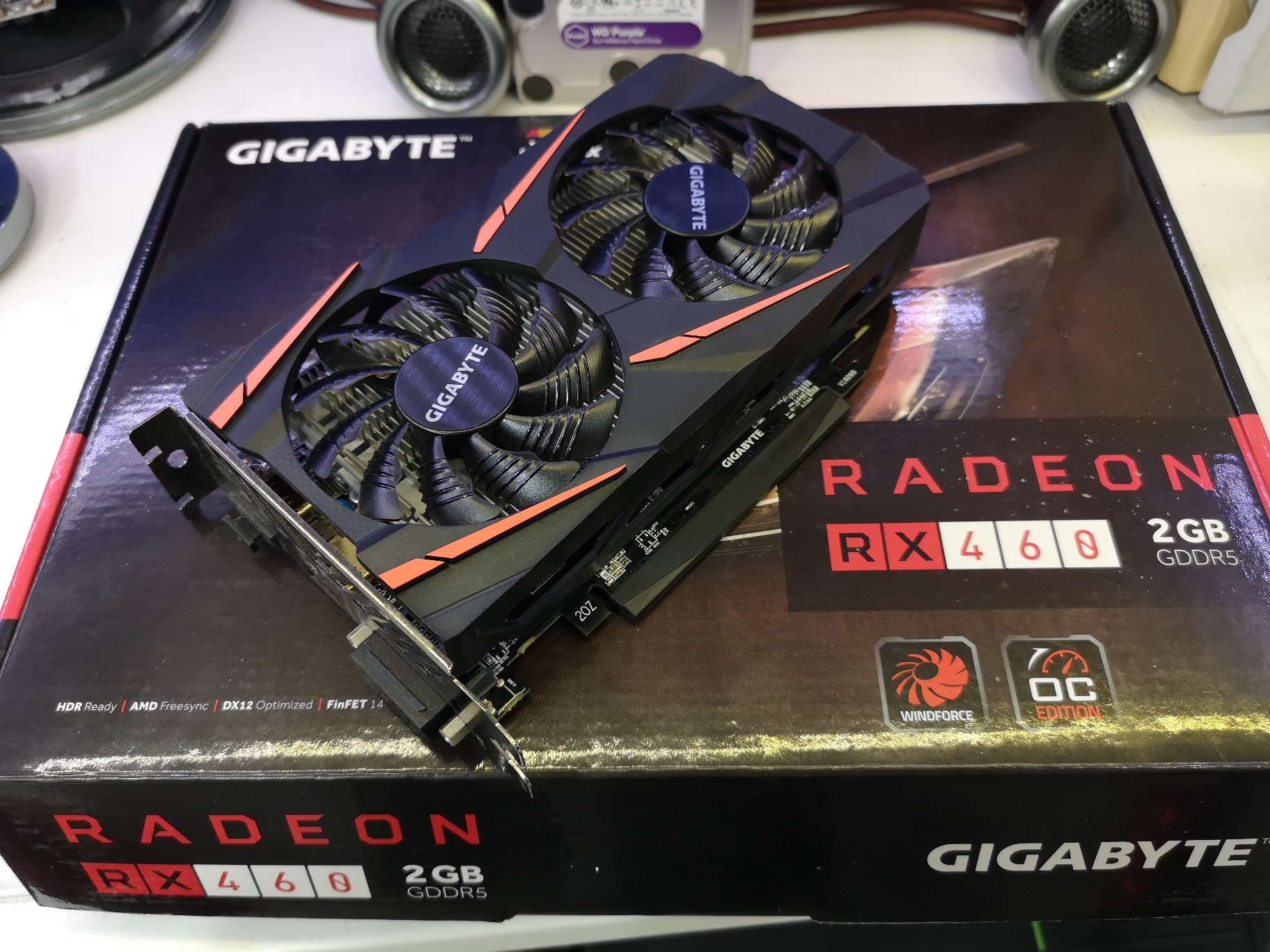 GIGABYTE Radeon™ RX460 WINDFORCE OC 2G