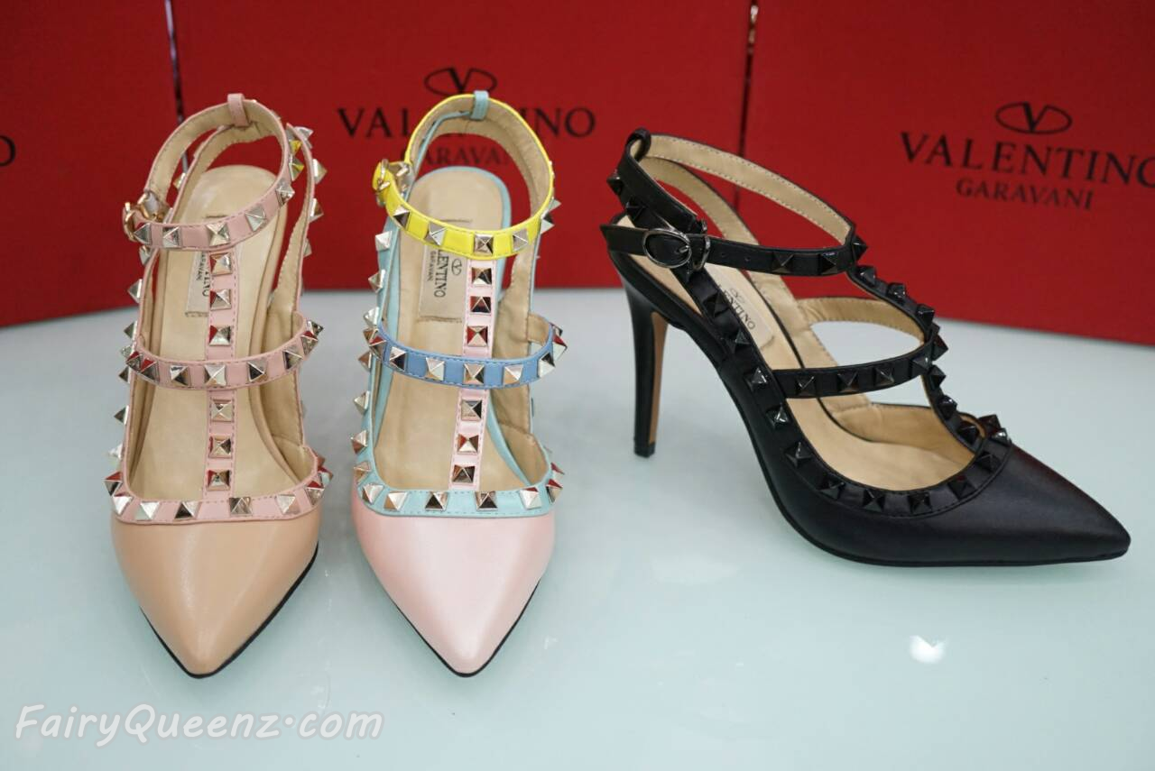 รองเท้า Valentino Heels 2015 (สีชมพู)