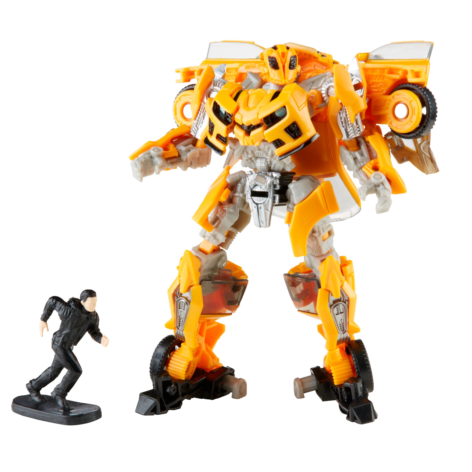 Hasbro Transformers Studio Series 74 Deluxe Class Bumblebee & Sam Witwicky Figure ฮาสโบร ทรานสฟอเมอร์ส สตูดิโอ ซีรีย์ส 74 ดีลักซ์ คลาส หุ่นยนต์บัมเบิ้ลบี 4.5 นิ้ว และ แซม วิทวิคกี้ ลิขสิทธิ์แท้