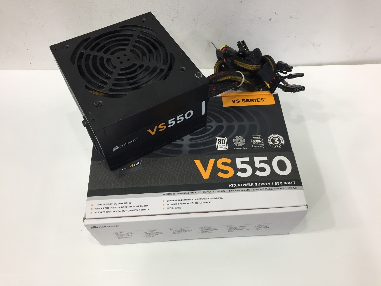 Corsair VS550 550W. 80+ 12/2018