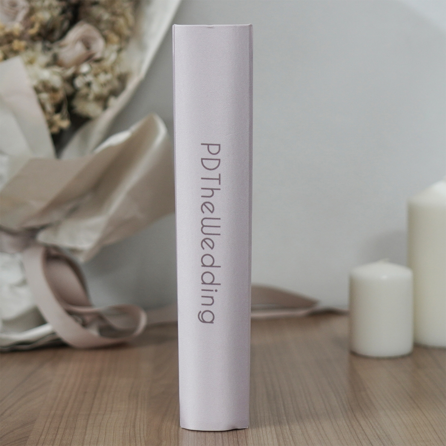 อัลบั้มสั่งทำใส่ชื่อ ลาย Minimal - Pink (สีตามไฟล์ลูกค้า)