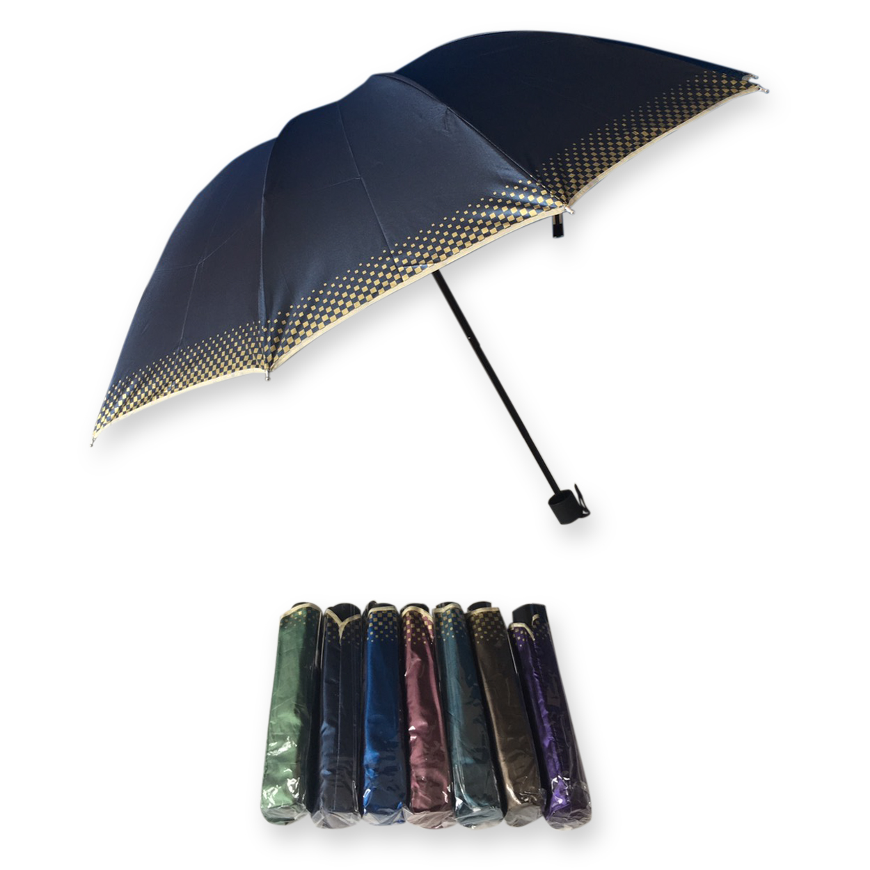 ร่มพับ4ตอน24นิ้วมียูวี